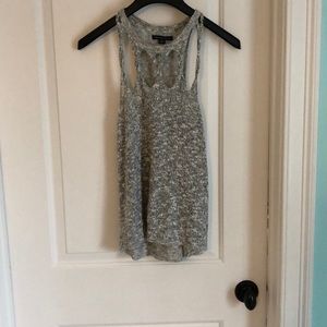 Size M heather grey tank top from American Eagle.